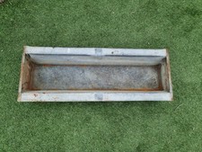 Vintage Galvanise Garden Trough Planter Farm Barn