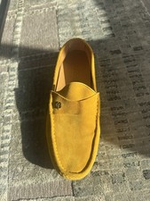 Suede Yellow Gucci Loafers Men's Size 8.5