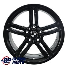 BMW E81 E87 Black Front Alloy Wheel Rim 18" 7,5J M Double Spoke 208
