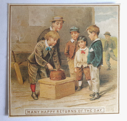 Reproduction victorian card - reproduction,