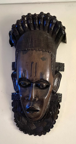 Tribal mask idia queen mother - tribal,