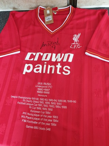 Ian rush signed liverpool - rush,