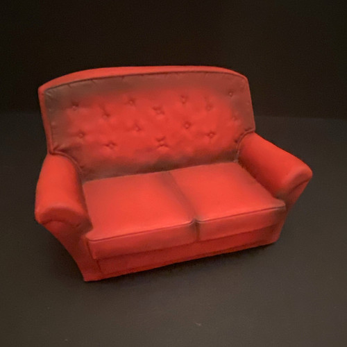 Sindy red plastic - red, living