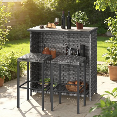 Piece rattan bar - piece, patio