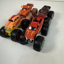 Hotwheels Monster Trucks Job Lot Of 4 Diecast, 1:64 Scale