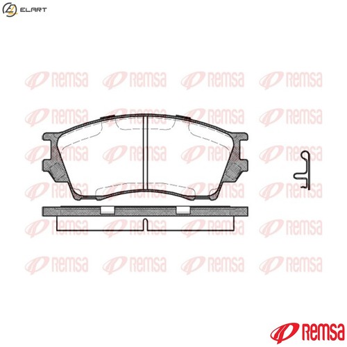 Brake pad set disc - brake,