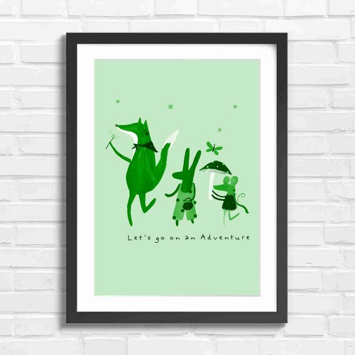 Cute fox rabbit - cute,