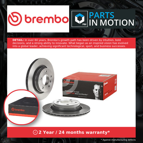 Brake discs pair vented - brake,