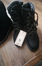 ladies black hiker boots