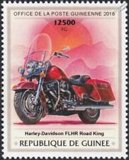 HARLEY DAVIDSON FLHR ROAD KING Motorcycle Motorbike Stamp (2018 Guinea)