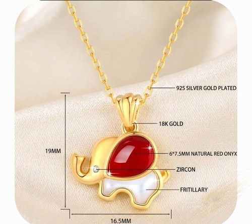 Solid 18ct gold pendant cute - 18ct,
