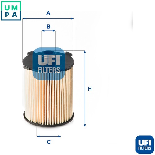 Oil filter 110 for - filter, 25.110.00