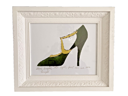 Andy warhol framed print shoe - warhol,
