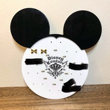 Disney Couture Minnie Mouse Bow Yellow Gold Earrings New Unboxed