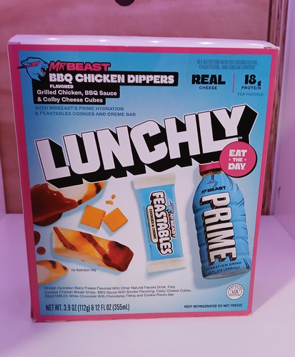 Lunchly mrbeast bbq chicken - mrbeast,