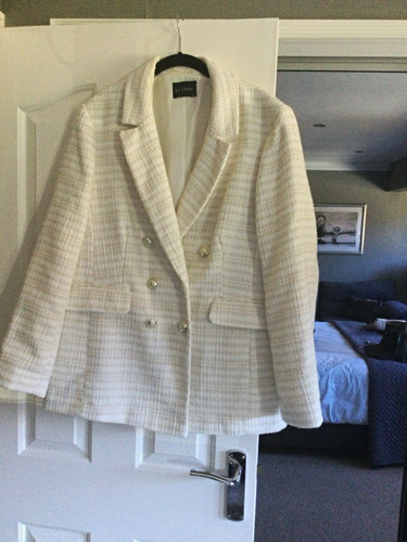 Vous cream check tweed - et,