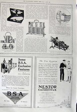 Old Vintage Print 1917 Writing