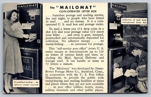 Vintage mailomat coin - vintage, coin-operated