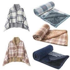 Women's Poncho Fleece Shawl