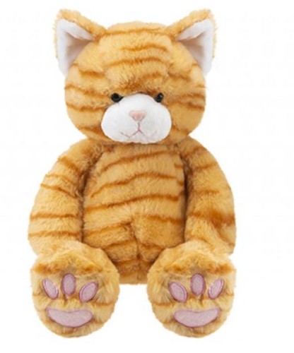 Luxury ginger cat plush - cat, soft