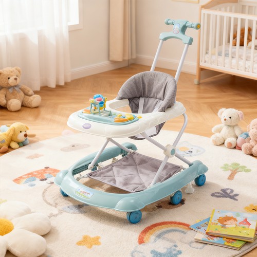 Cyan baby walker - baby, rocker
