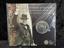 Great Britain, 2011 £5 Coin (Winston Churchill), Unc in Royal Mint Pack