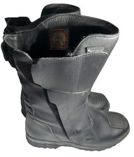 Black leather alt berg - black,