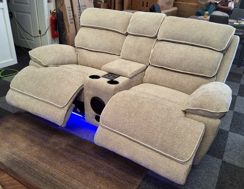 Lakeland music fabric seater - music,