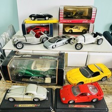 Large Job Lot Of 1:24 & 1:18 Scale Diecast Car Models Maisto Burago Majorette