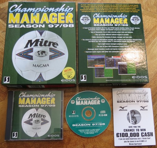 Championship manager by - championship, 97/98