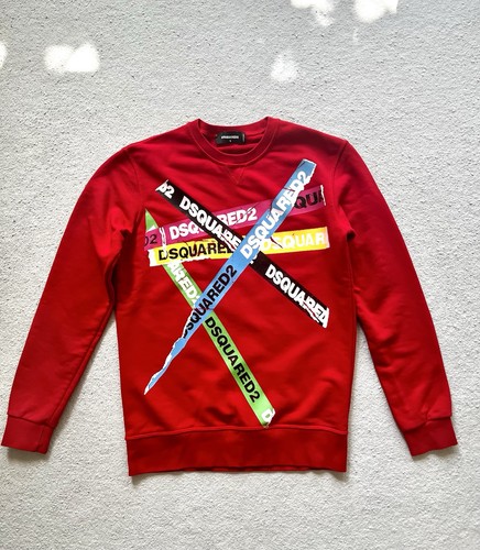 Dsquared2 red sweatshirt - red,