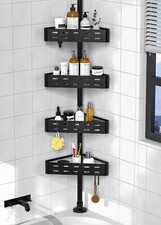 Quality 2024 Upgraded Telescopic  Shower  Caddy  Corner  Shower  Shelf  Bathroom