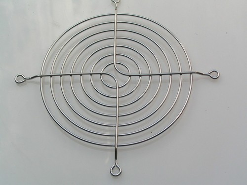 Chromed fan finger guards - chromed,