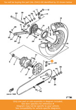 YAMAHA Washer, 2AL-25412-00
