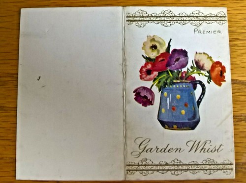 Garden whist score card - whist,