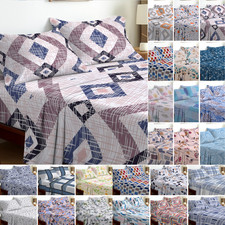 4 Piece Floral Microfiber Bed