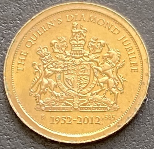 Small 585 gold - gold, coin