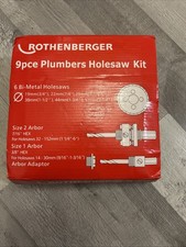 9pce Plumbers Hole Saw Kit