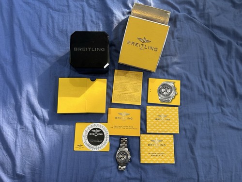 Breitling watch blue men - breitling,