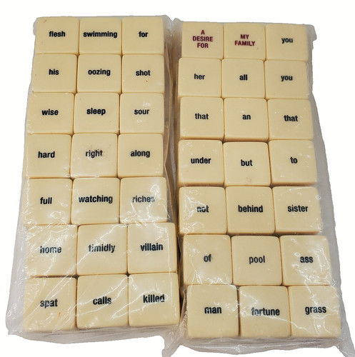Haikubes haiku cubes with - cubes,