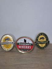 Woodfordes Wherry Ringwood Forty Niner Boondoggle Beer Pump Clips x 3
