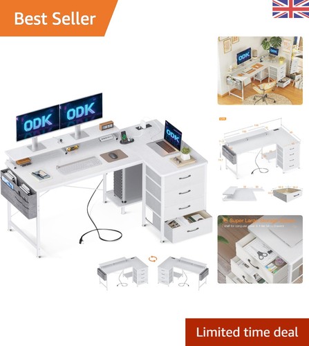 Minimalist shaped desk - minimalist,