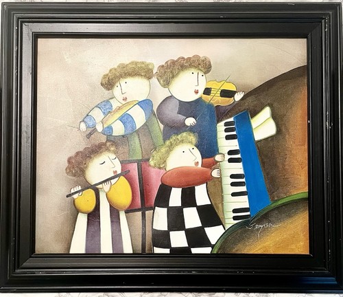 Vintage roybal canvas oil - roybal,