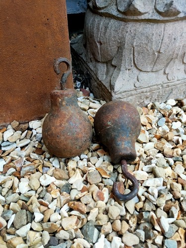 Antique farm scale - scale, weights