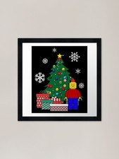 Lego Man Around The Christmas