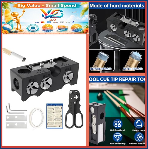 Pool cue tip - 11-in-1,