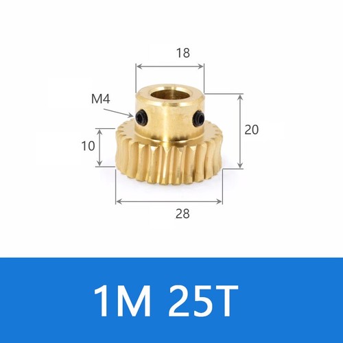Brass worm wheel - wheel, gear