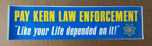 Vtg bumper sticker decal - ,