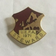 The Football Association 1971 UEFA Steward badge