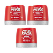 Brylcreem Men's Hair Dressing Cream Original Protein Enriched 150ml Pack Of 3